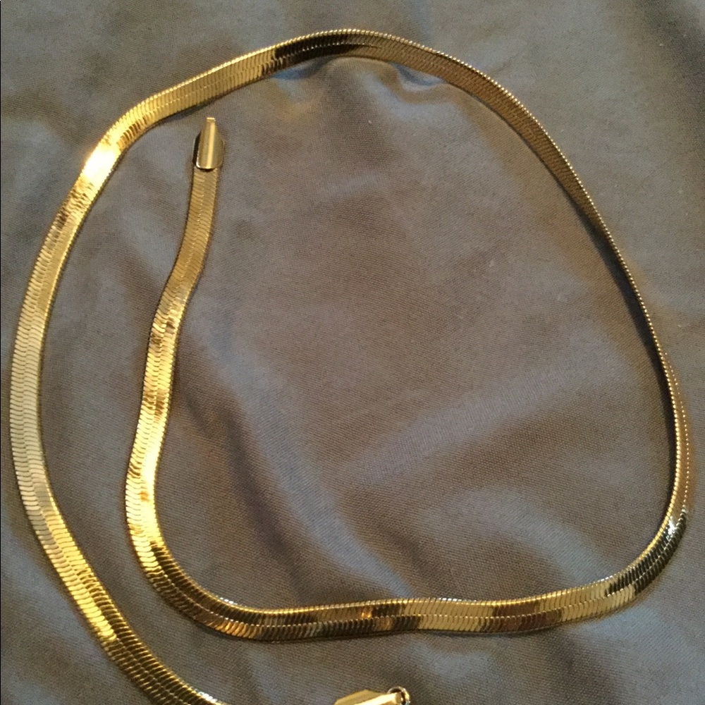 14kt Gold Filled Herringbone Necklace 18”
